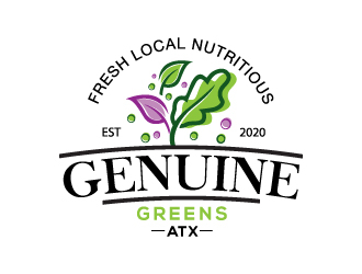 Genuine Greens ATX logo design by munna