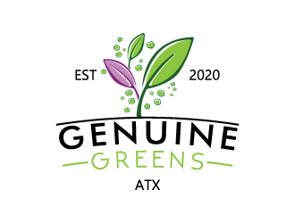 Genuine Greens ATX logo design by art84