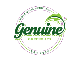 Genuine Greens ATX logo design by ekitessar