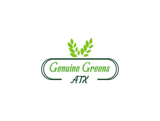 Genuine Greens ATX logo design by aryamaity