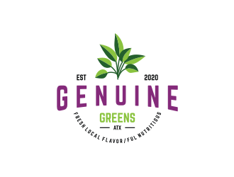 Genuine Greens ATX logo design by ArRizqu