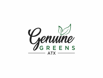Genuine Greens ATX logo design by afra_art