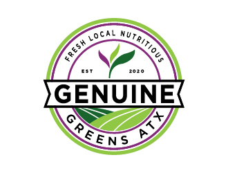 Genuine Greens ATX logo design by Farencia