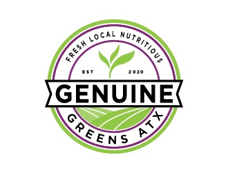 Genuine Greens ATX logo design by Farencia