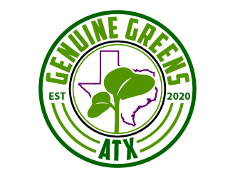 Genuine Greens ATX logo design by uttam