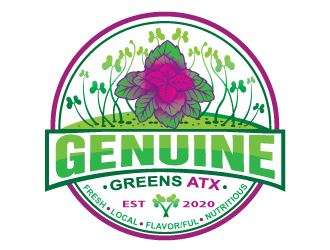 Genuine Greens ATX logo design by Sandip