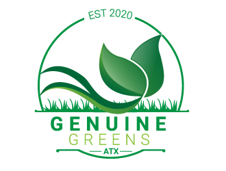 Genuine Greens ATX logo design by drifelm
