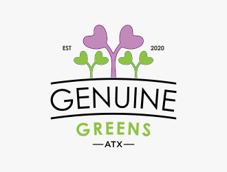Genuine Greens ATX logo design by valace