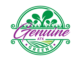 Genuine Greens ATX logo design by drifelm