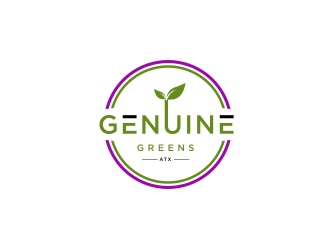 Genuine Greens ATX logo design by Barkah
