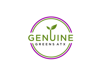Genuine Greens ATX logo design by Barkah