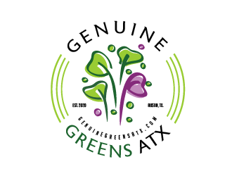 Genuine Greens ATX logo design by SOLARFLARE