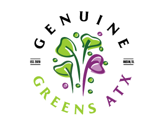 Genuine Greens ATX logo design by SOLARFLARE