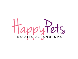 Happy Pets boutique and spa logo design by GemahRipah