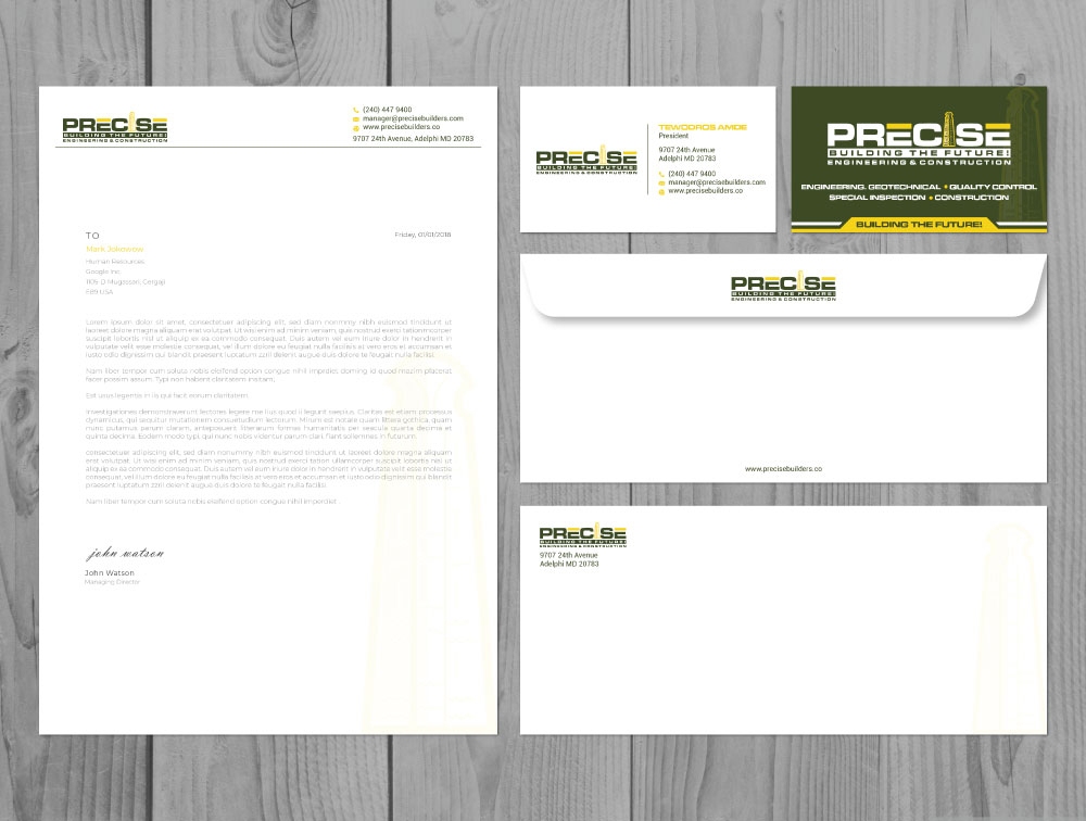 Precise logo design by Boomstudioz