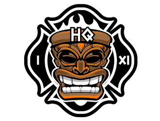 firefighter logo design by DreamLogoDesign