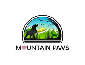 mountain paws logo design by jhason