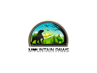 mountain paws logo design by oke2angconcept