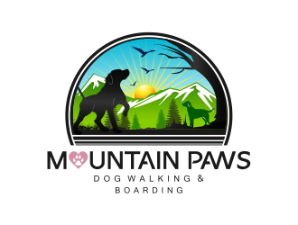 mountain paws logo design by jhason