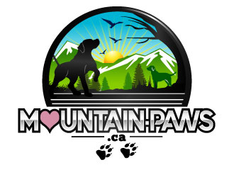 mountain paws logo design by daywalker