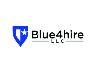 Blue4hire, LLC logo design by mukleyRx