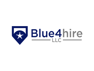 Blue4hire, LLC logo design by Dhieko