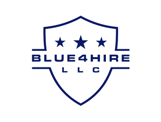 Blue4hire, LLC logo design by Zhafir