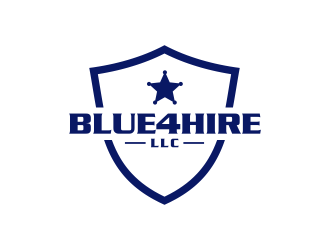 Blue4hire, LLC logo design by GassPoll