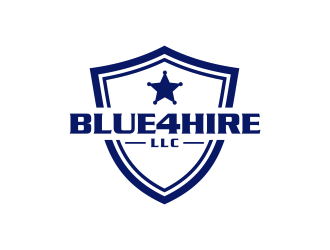 Blue4hire, LLC logo design by GassPoll