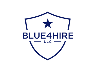 Blue4hire, LLC logo design by GassPoll
