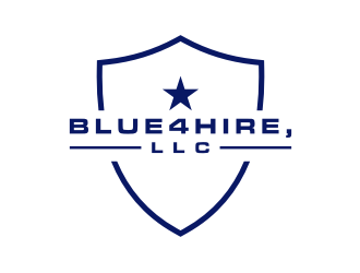 Blue4hire, LLC logo design by Zhafir