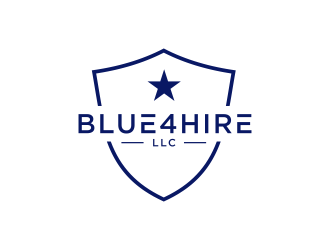 Blue4hire, LLC logo design by GassPoll