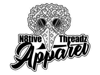 N8tive Threadz Apparel logo design by DreamLogoDesign