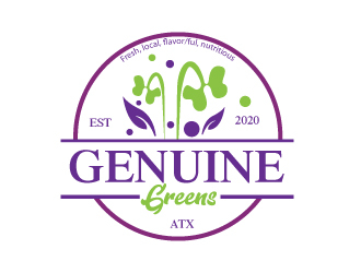 Genuine Greens ATX logo design by Suvendu