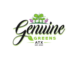 Genuine Greens ATX logo design by Benok