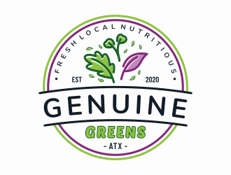 Genuine Greens ATX logo design by .:payz™