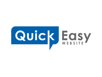 QuickEasy.Website logo design by puthreeone