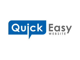 QuickEasy.Website logo design by puthreeone