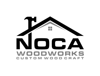 NOCA Woodworks logo design by puthreeone