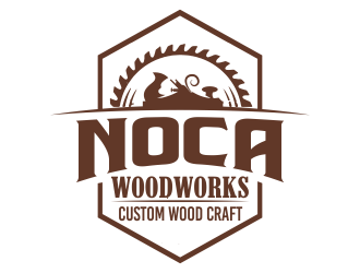 NOCA Woodworks logo design by YONK