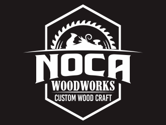 NOCA Woodworks logo design by YONK