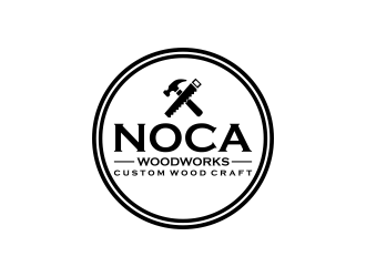 NOCA Woodworks logo design by RIANW