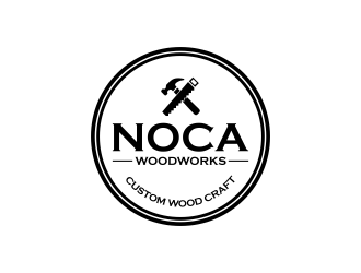 NOCA Woodworks logo design by RIANW