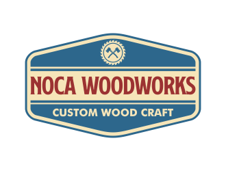 NOCA Woodworks logo design by Kruger