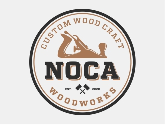 NOCA Woodworks logo design by Alfatih05