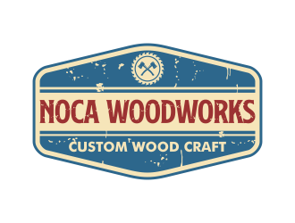 NOCA Woodworks logo design by Kruger