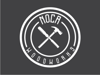 NOCA Woodworks logo design by rief