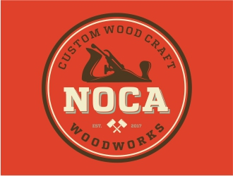 NOCA Woodworks logo design by Alfatih05
