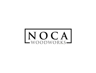 NOCA Woodworks logo design by vostre
