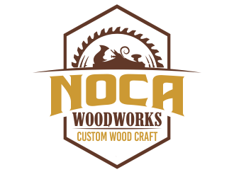 NOCA Woodworks logo design by YONK